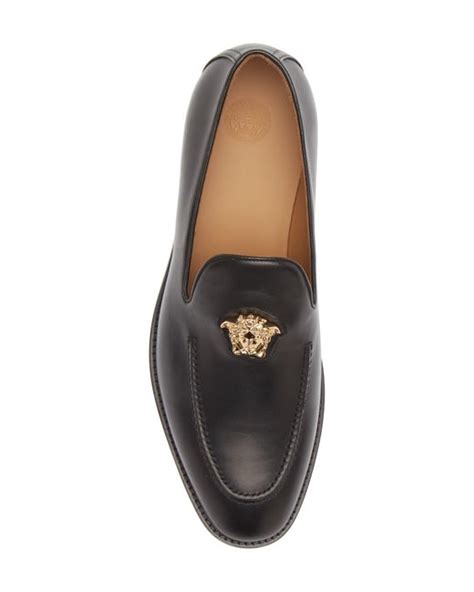 medusa apron toe loafer men.